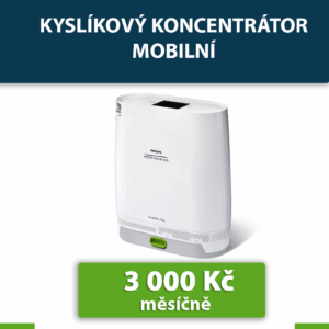 Kyslíkový koncentrátor - mobilní