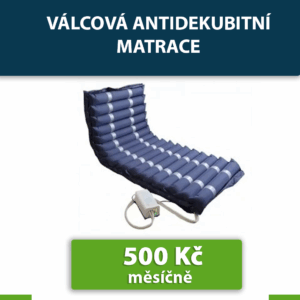 Aktivní antidekubitní matrace s kompresorem válcová