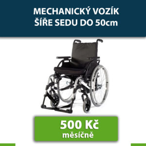 Mechanický invalidní vozík do 50 cm
