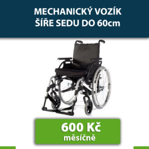 Mechanický invalidní vozík do 6O cm
